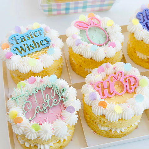 Acrylic Dessert Charms-  Easter Wishes