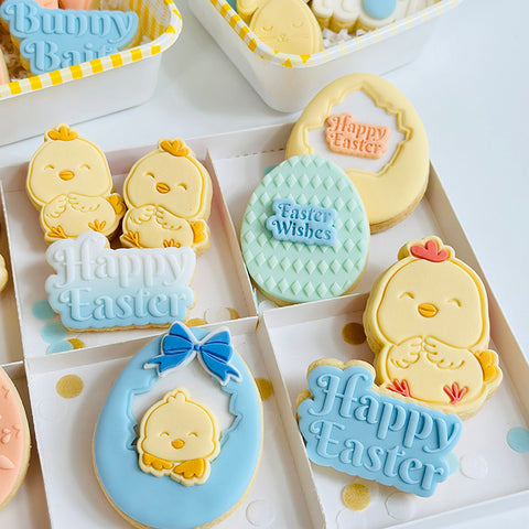 Little Imprints Stamp & Cutter - Happy Easter