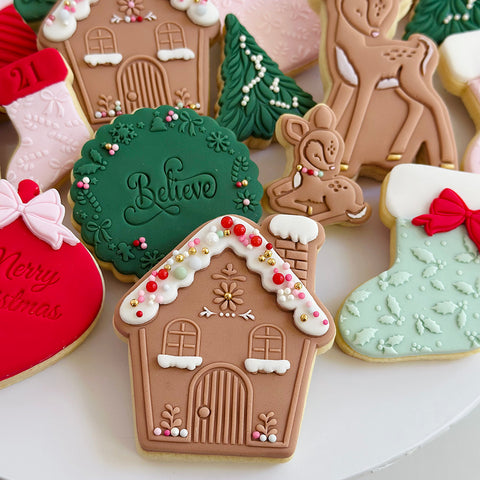 Pattern Shape Plate Kit- Gingerbread House
