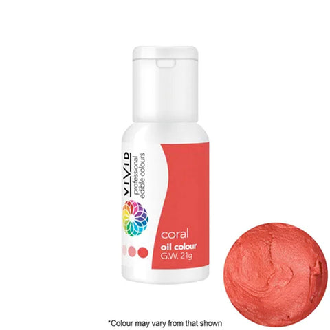 VIVID Oil Based Colour - Coral- 21g
