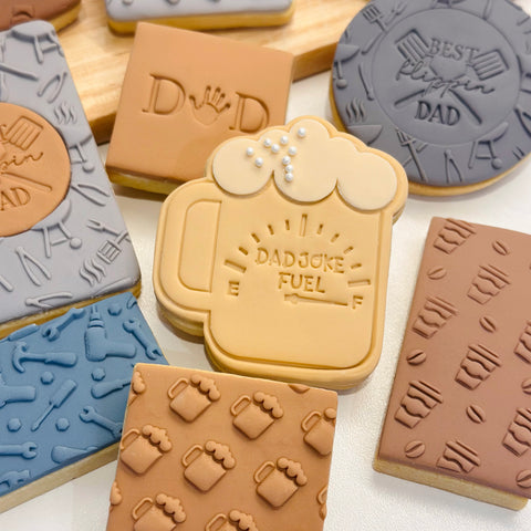 Cookie Cutter Embosser Set - Beer Mug