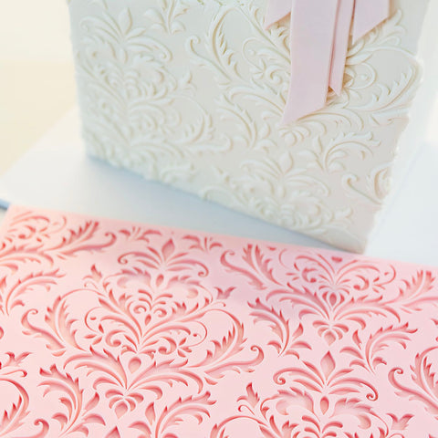 Large Pattern Plate-  Vintage Damask