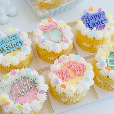 Acrylic Dessert Charms-  Easter Wishes