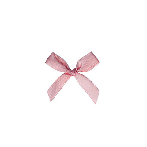Mini Bows 24pack - Satin- Dusky Pink