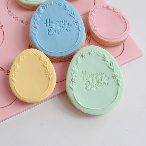 Pattern Shape Plate - Easter Border