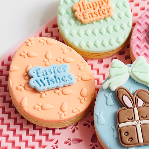 Little Imprints Stamp & Cutter - Easter Wishes