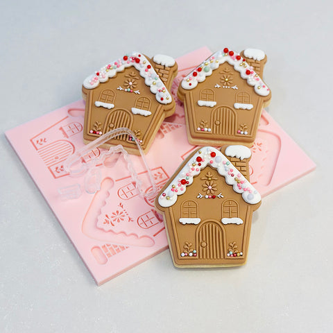 Pattern Shape Plate Kit- Gingerbread House