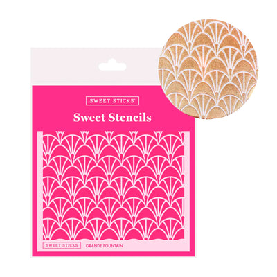 Sweet Sticks Stencil - Grande Fountain