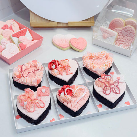 Acrylic Dessert Charms-  Love Script