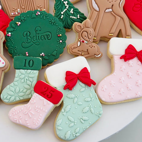 Multi Pattern Plate-  Christmas #2