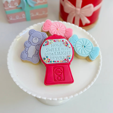 Cookie Stamp & Cutter Set - Gum ball Machine