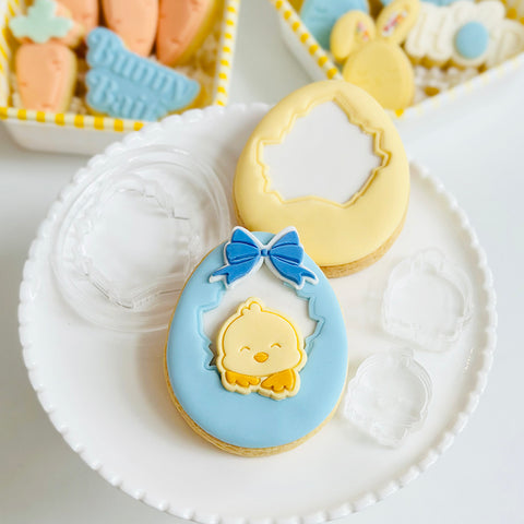 Little Imprints Stamp & Cutter Set- Hatching Chick