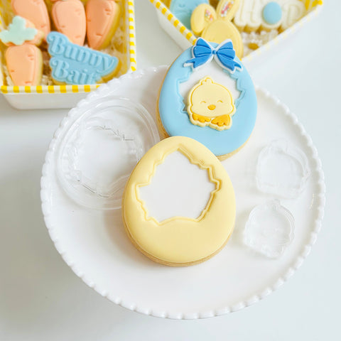 Little Imprints Stamp & Cutter Set- Hatching Chick