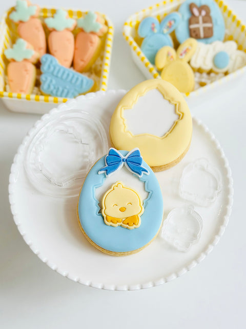 Little Imprints Stamp & Cutter Set- Hatching Chick