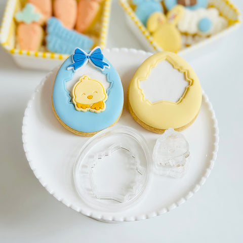 Little Imprints Stamp & Cutter Set- Hatching Chick