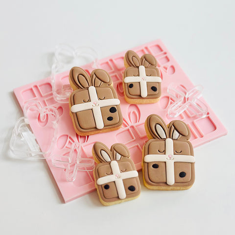 Pattern Shape Plate Kit-  Hot Cross Bunnies