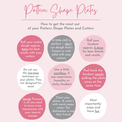 Pattern Shape Plate Kit-  Hot Cross Bunnies