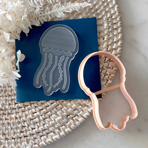 Cookie Cutter Embosser Set -Jellyfish