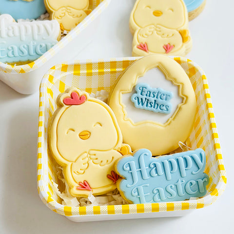 Little Imprints Stamp & Cutter - Easter Wishes