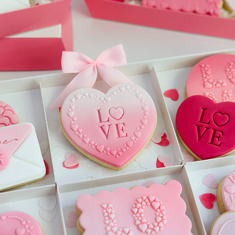 Little Imprints Stamp - LOVE with heart