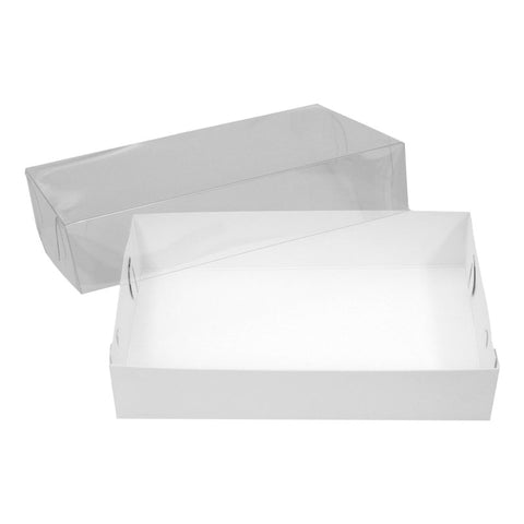 Cookie Box  with Clear Lid- 6.75 x4.5 x 1.5inch