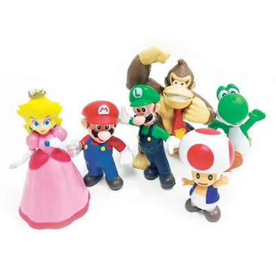 Mario Brothers Cake Topper Set