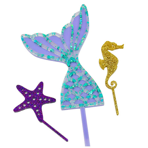 Cake Topper Set - Mermadia