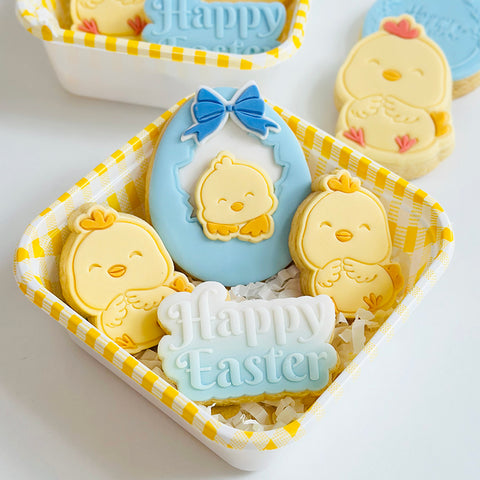 Cookie Cutter and Stamp Set- Cute Chick