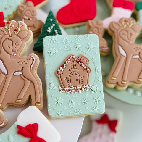 Little Imprints Stamp and Cutter  - Gingerbread House