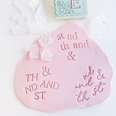Essentials elements Stamp Set - and,th,st,nd,&