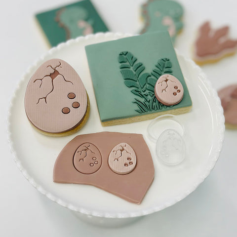 Little Imprints Stamp & Cutter - Dino Egg