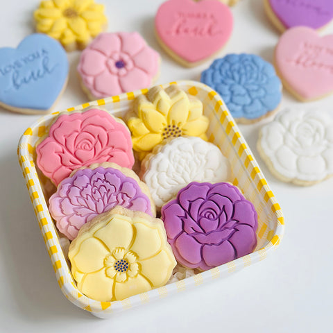 Cookie /Dessert Box with Clear Lid - Gingham