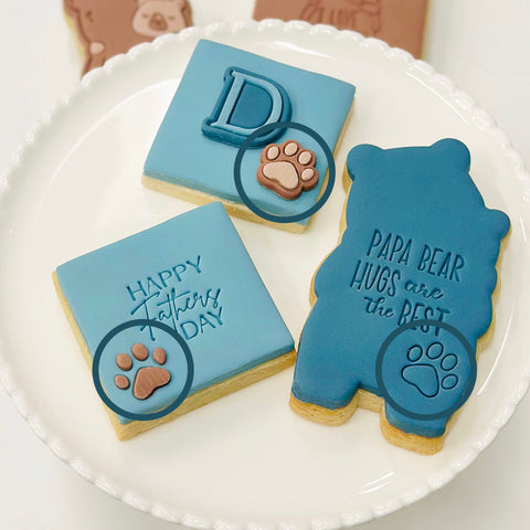Little Imprints Stamp & Cutter - Paw Print