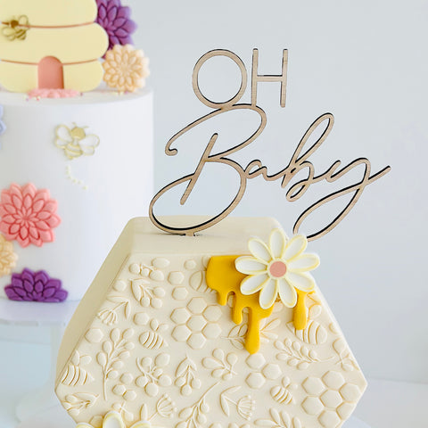 Cake Topper - Oh baby