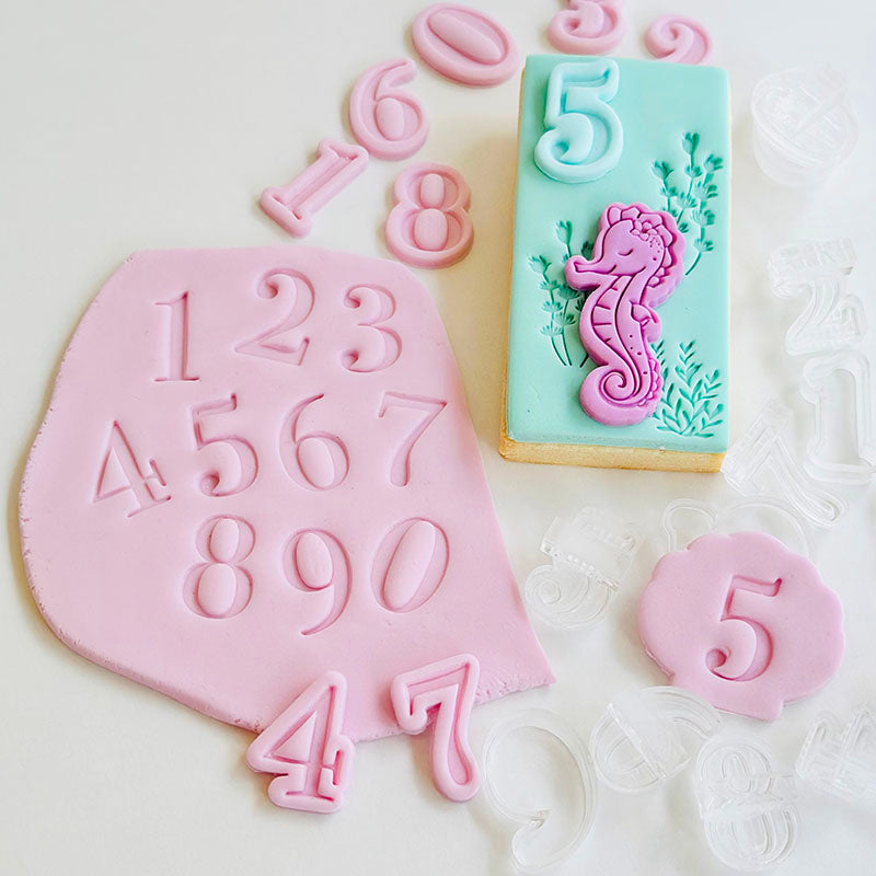 Number Embosser and Cutter Set