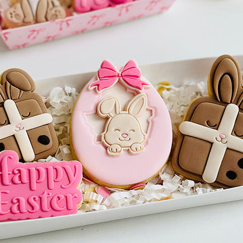 Little Imprints Stamp & Cutter - Peeping Bunny #2