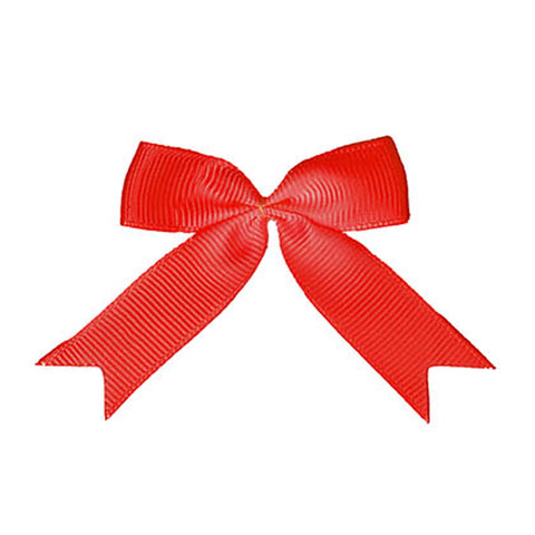 Mini Bows 24pack - Grosgrain- Red