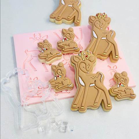 Pattern Shape Plate Kit- Reindeer