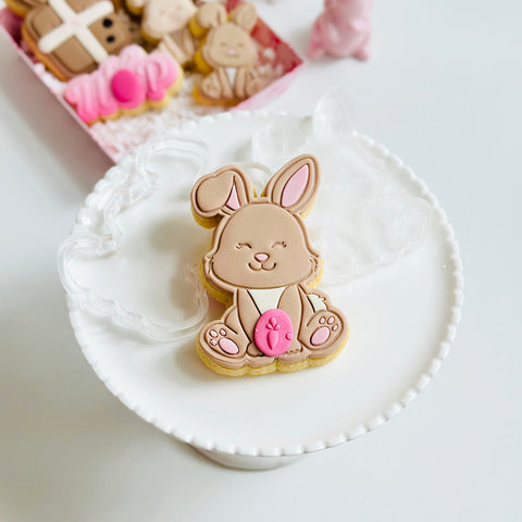 Cookie Cutter and Stamp Set- Cute Bunny