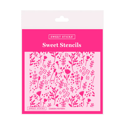Sweet Sticks Stencil -Garden Pattern