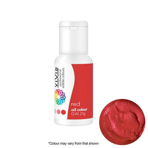 VIVID Oil Based Colour - Red- 21g