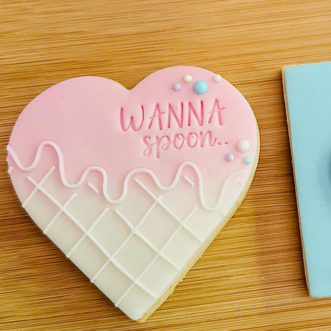 Little Imprints Stamp & Cutter- Ice cream