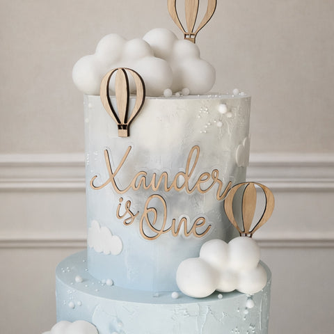 Custom Acrylic Cake Topper - Name is Age
