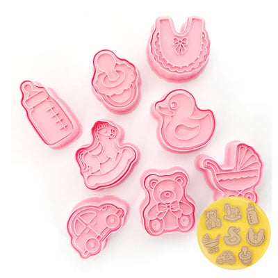 Baby Cookie and Fondant Cutters -Set of 8