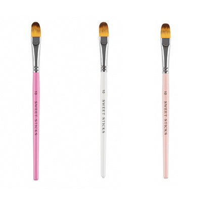 Sweet Sticks Filbert Paintbrush - #10- colour chosen at random