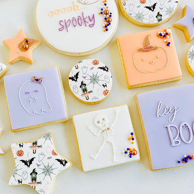 Reverse Cookie Embosser - Mini Halloween Cuties Trio Mix