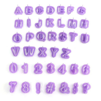 Alphabet, Number and Symbol Cutter Set