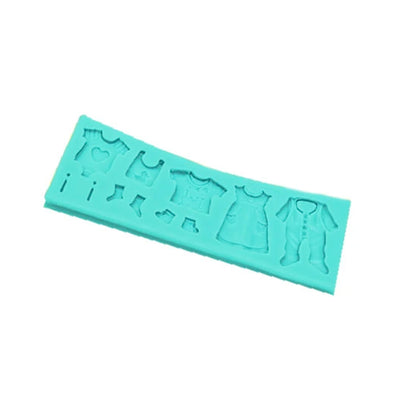 Silicone Mould - Baby Clothes