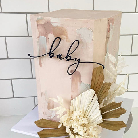 Cake Plaque - Baby