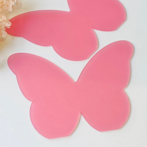 Cake Shape Guides - Butterfly with Plaque
